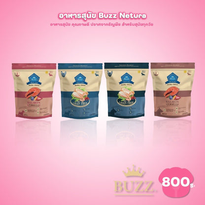 [800g.] Buzz Netura Holistic อาหารสุนัข โฮลิสติก เกรนฟรี บัซซ์ สำหรับสุนัขทุกสายพันธุ์ ขนาด 800 กรัม