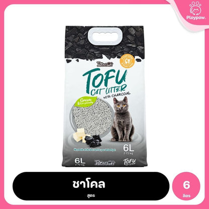 [6 ลิตร] Pettosan เพ็ทโตะซัง ทรายแมวเต้าหู้ Premium Tofu Cat Litter 6 ลิตร ทรายจับก้อนเร็ว 7 กลิ่น